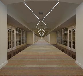 Подвесной алюминиевый профиль для светодиодных лент LD profile – 56D, 106503