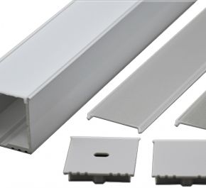 Накладной алюминиевый профиль для светодиодных лент LD profile – 18, 29468