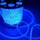 Дюралайт LED круглый 2-х проводной, фиксинг,  Ф13мм 100м, кратность резки 1м, расстояние между светодиодами 2,7см, синий