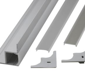 Встраиваемый алюминиевый профиль для светодиодных лент LD profile – 24, 29490