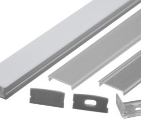 Накладной алюминиевый профиль для светодиодных лент LD profile – 14, 29454
