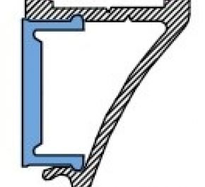 Накладной алюминиевый профиль для светодиодных лент LD profile – 30, 31024