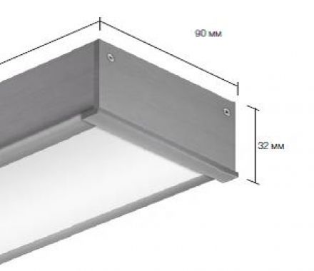 Встраиваемый алюминиевый профиль для светодиодных лент LD profile – 47, 93990
