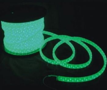 Дюралайт LED прямоугольного сечения 3 проводной, 17*11мм, бухта 100м зеленый 